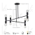 lampara industrial colgante suspendida techo negro dorado oro ventilador