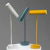 Lampara de mesa velador IMDI de cavia cabezal movil de color blanco verde amarillo de diseño
