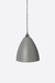 Lámpara colgante Scandium Medium en color gris con cable textil