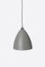 Lámpara colgante Scandium Medium en color gris con cable textil