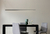 lampara techo colgante led lineal recta moderna palo deco stick