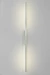 aplique difusor de pared led luz indirecta de diseño IMDI Tokio blanca lineal