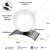 Lampara Velador De Mesa Globo de Vidrio Satinado - 15cm / 18cm / 25cm en internet