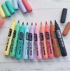 Marcadores Trabi Big Brush Punta Pincel Lettering Valija X 20 Colores en internet