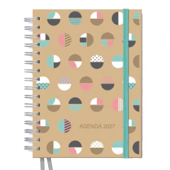 Agenda 2027 Cangini Talbot Italy Cool A5 Diaria Espiral - comprar online