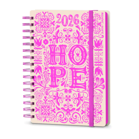 Agenda Mooving Hope 2026 Diaria N8 15 x 21 Cm - comprar online