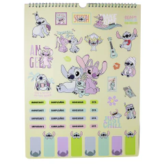 Calendario Mooving 2027 Stitch 30x40 Con Stickers - comprar online