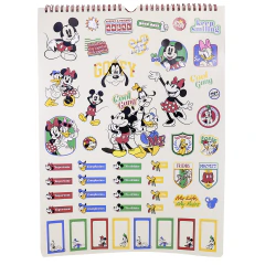 Calendario Mooving 2027 Mickey & Friends 30x40 Con Stickers - Libreria Saturno