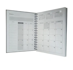 Agenda Arwen 2027 Diaria Espiral Línea Laca N8 17x22cm - Libreria Saturno