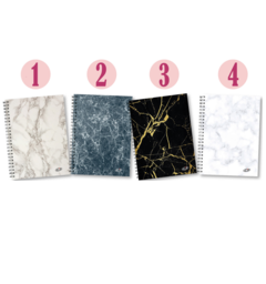 Agenda Arwen 2025 Espiralada Diaria Marmol Tamaño A4 20 X 27,5 Cm