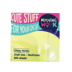 Notas Adhesivas Multicolor Mooving - 51 x 51