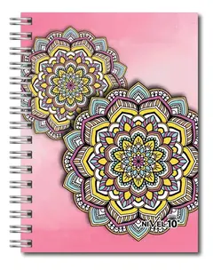 Agenda Nivel 10 2027 Bonjour Espiral Mandalas Diaria 16x22cm - comprar online