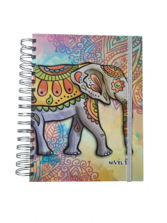 Agenda Nivel 10 2027 Bonjour Espiral Elefante Diaria 16x22 en internet
