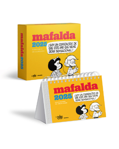 Calendario Mafalda 2025 Taco Colección De Escritorio 17 x 13 cm