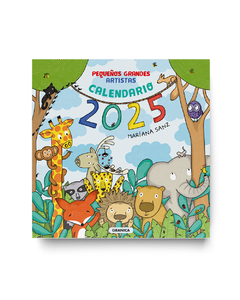 Calendario De Pared 2025 Pequeños Grandes Artistas 29 X 29 Cm 24 Páginas