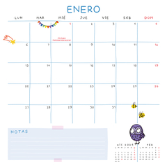 Calendario De Pared 2025 Pequeños Grandes Artistas 29 X 29 Cm 24 Páginas en internet