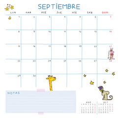 Calendario De Pared 2025 Pequeños Grandes Artistas 29 X 29 Cm 24 Páginas - Libreria Saturno