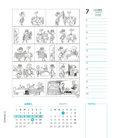 Agenda Quino 2025 - Semana A La Vista - Cosida - 19X22 CM - tienda online