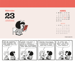 Calendario Mafalda 2025 Taco Escritorio 13x11 Cm - Libreria Saturno