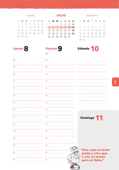 Agenda Mafalda 2027 - Encuadernada - Semanal - 19x13 Cm en internet