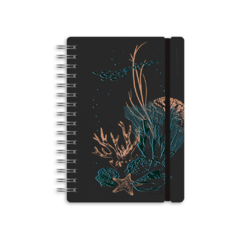 Agenda 2025 Vacavaliente Bajo Fondo Negro N8 Diaria 15x21 Cm
