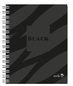 Agenda Nivel 10 2025 Bonjour Espiral Black Diaria 16x22cm - comprar online