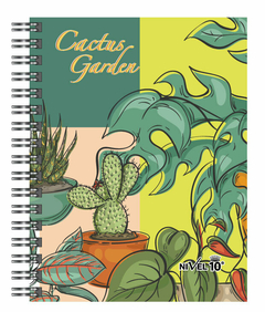 Agenda Nivel 10 2025 Bonjour Espiral Cactus Diaria 16x22