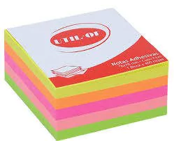 NOTAS ADHESIVAS UTIL OF CUBO GRANDE - 75 X 75 MM