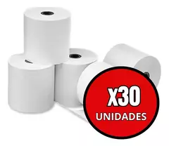 Rollos Papel Térmico 57 X 30 Mts X 30 Rollos Color Blanco