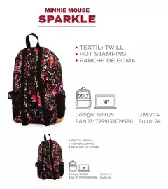 Mochila Escolar Mooving Minnie Mouse Sparkle en internet