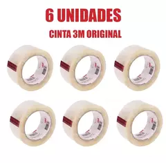 Cinta Embalaje Transparente 3m 48mm X 100 Mts X 6 Unidades