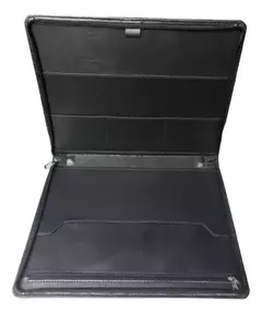 Carpeta Oficio Simil Cuero C/cierre Y Divicion Linea Premium - comprar online