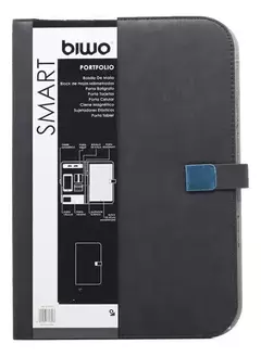 Carpeta Oficio Smart Biwo Con Cierre Magnético Simil Cuero
