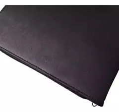 Carpeta Negra Oficio Smart Biwo Con Cierre Cuero Ecologico - comprar online
