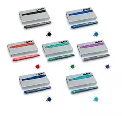 Cartuchos Lamy T10 Para Pluma X 5 Cajas Colores Surtidos