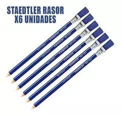 Lápiz Goma Staedtler Rasor Con Escobilla X 6 Unidades