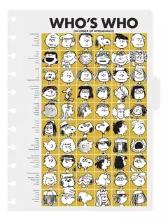Cuaderno A Discos Mooving Loops Carta Snoopy Inteligente