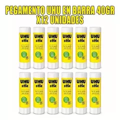 Pegamento En Barra Uhu Stic 40 Gr Pack X 12 Unidades
