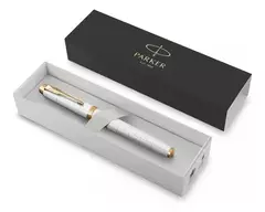 Lapicera Parker Roller Ball Im Premium Perlada Gt + Bolsa - comprar online