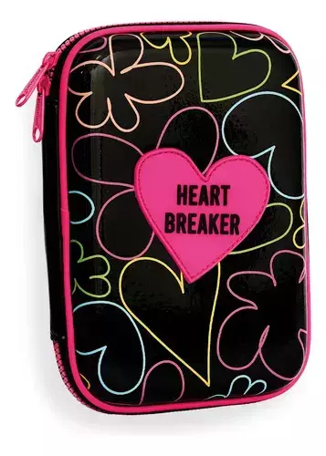 Cartuchera Canopla Mooving Hearts 1 Piso Entrepiso Eva - comprar online