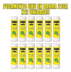 Pegamento En Barra Uhu Stic 21 Gr Pack X 12 Unidades