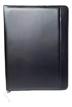 Carpeta Maletin A4 Simil Cuero C/cierre Manija Rebatible - Libreria Saturno