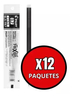 Repuesto Roller Pilot Frixion Ball 0.7 X 12 Centro - comprar online