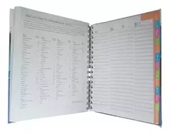 Agenda Nivel 10 2025 Bonjour Espiral Cactus Diaria 16x22 - tienda online