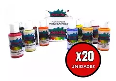 Acrílicos Delarte Pintura Acrílica 50 Cc Color Metal X 20