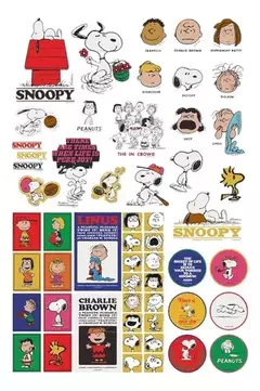Imagen de Cuaderno A Discos Mooving Loops Carta Snoopy Inteligente
