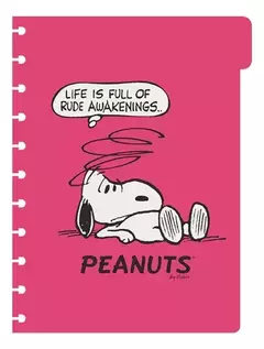 Cuaderno A Discos Mooving Loops Carta Snoopy Inteligente - tienda online