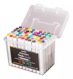 Marcador Talbot Triangular Doble Punta Artistico Box X 60