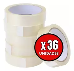 Cinta De Embalar Transp 24mm X50 Pack X36u Super Oferta