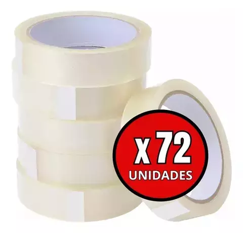 Cinta Embalar Transp 24mm X50 Pack X72u Super Oferta
